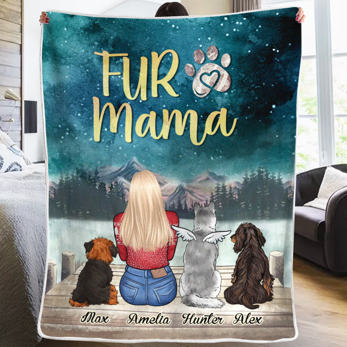 Life Is Better With Dogs Personalized Custom Blanket, Gift for Dog Lovers, Pet Owners, Christmas