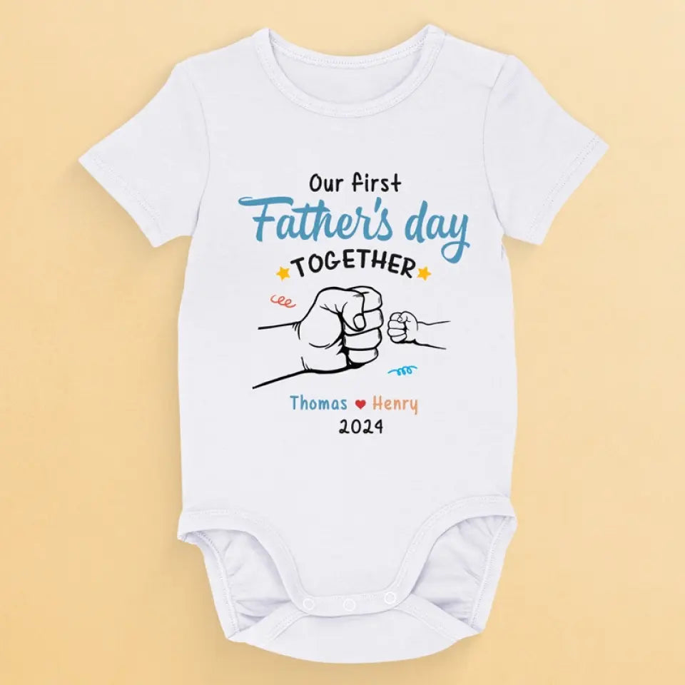 Personalized Baby Onesie, Life's Greatest Miracle Wrapped in a Blanket, Father's Day or Baby Shower Gift