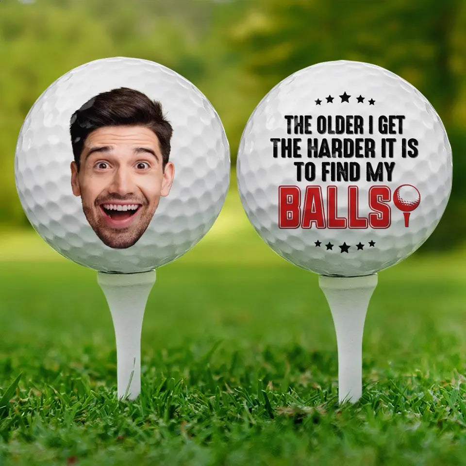 Personalized Photo Golf Ball - Custom It Takes a Lot of Balls Gift for Golf Lovers
