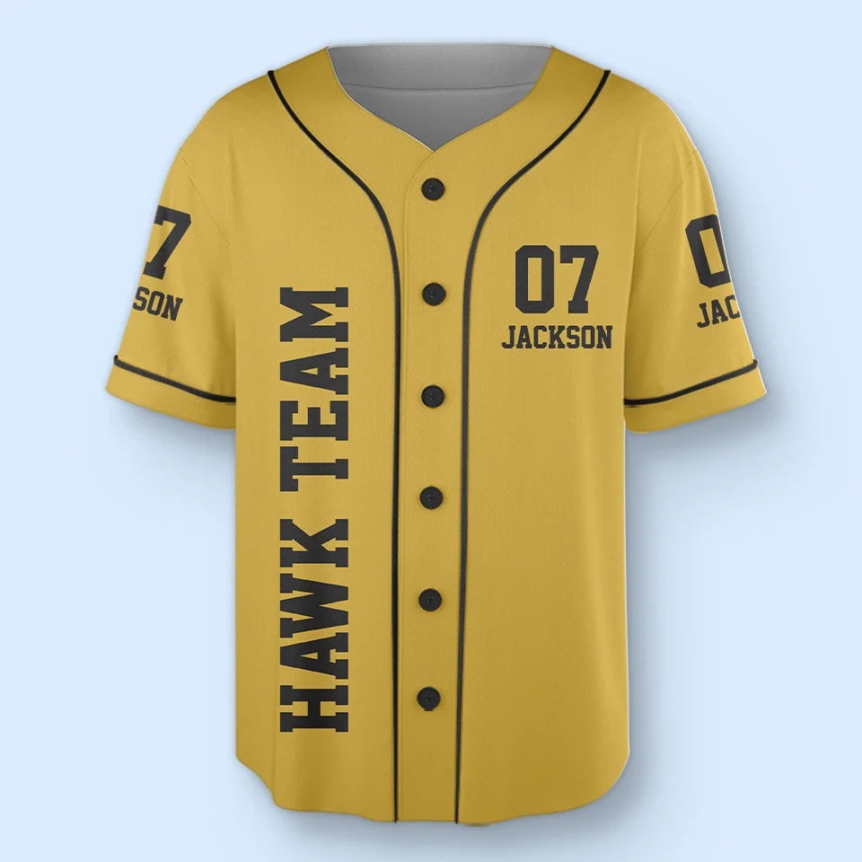 Personalized Custom Baseball Jersey for Baseball Players, Sport Lovers and Team Gifts