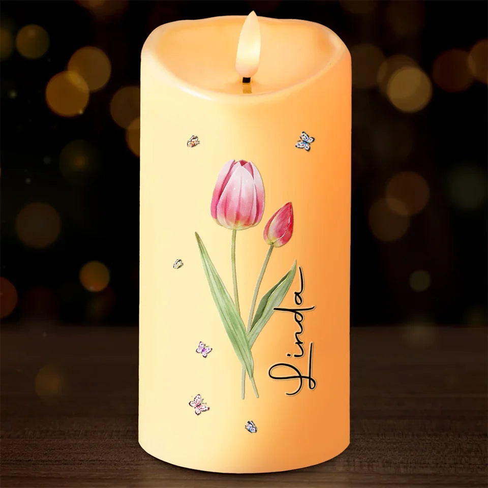 You Bring Out The Best In Me Personalized LED Candle, Christmas Gift for Best Friend, BFF or Sister