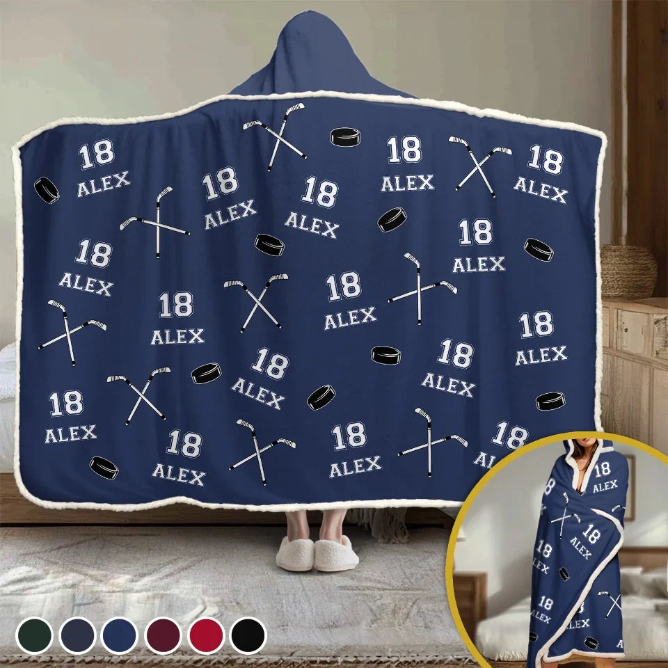 Find Your Fire Personalized Custom Snuggle Blanket Hoodie Blanket Christmas Gift for Sport Lovers