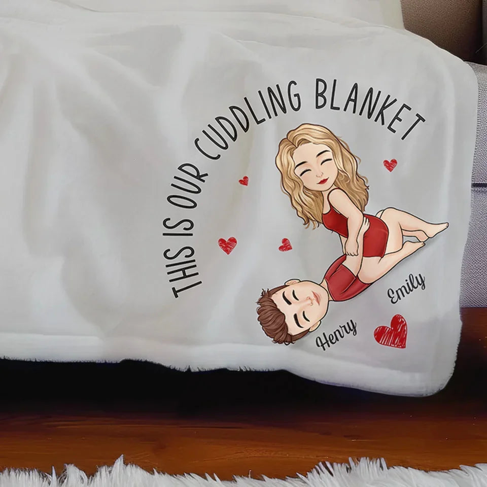 You Are My Favorite Thing To Do Personalized Couple Blanket, Custom Anniversary Gift for Husband or Wife