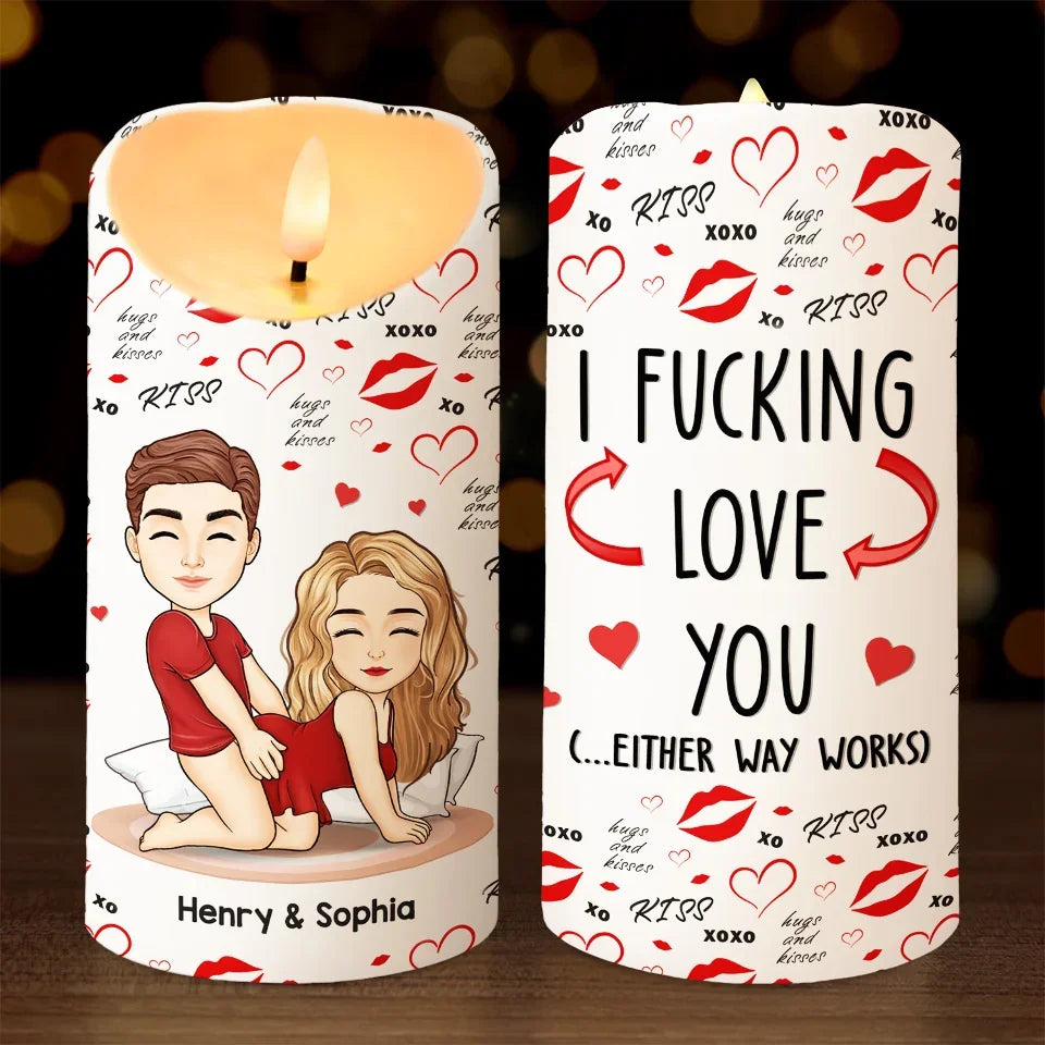 Personalized Custom LED Candle for Couples, Best Part of My Every Day Gift for Husband or Wife