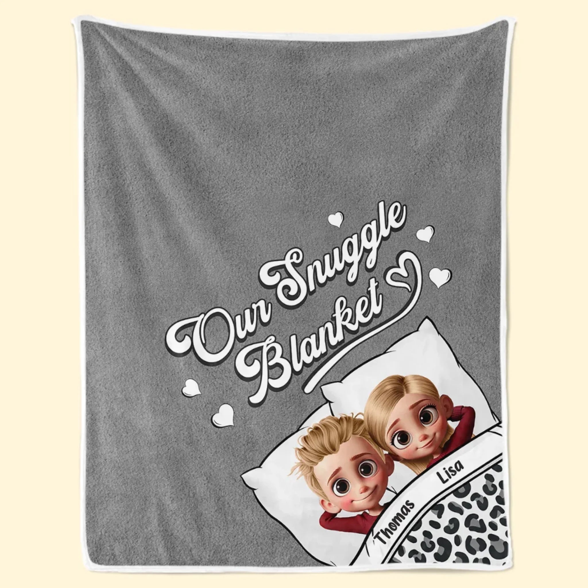 Our Snuggle Sessions Are My Favorite Place To Be Personalized Couple Blanket Gift for Husband Wife Anniversary