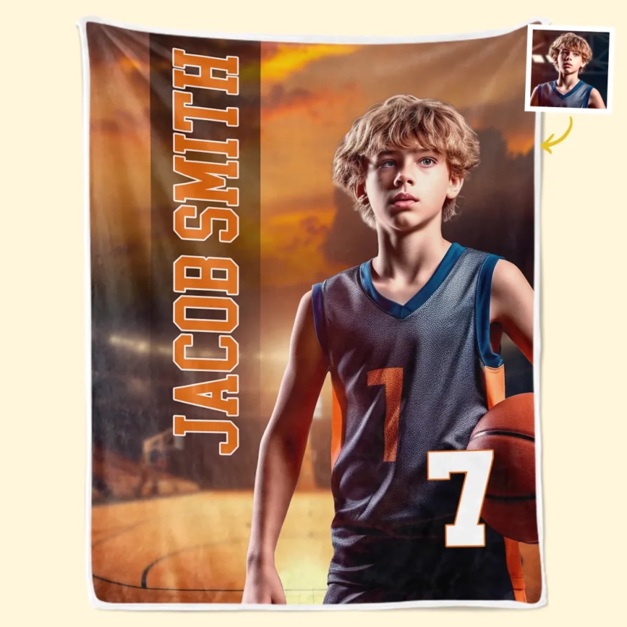 Custom Photo Hustle Hit Never Quit Personalized Family Blanket Gift for Friends Siblings and Loved Ones