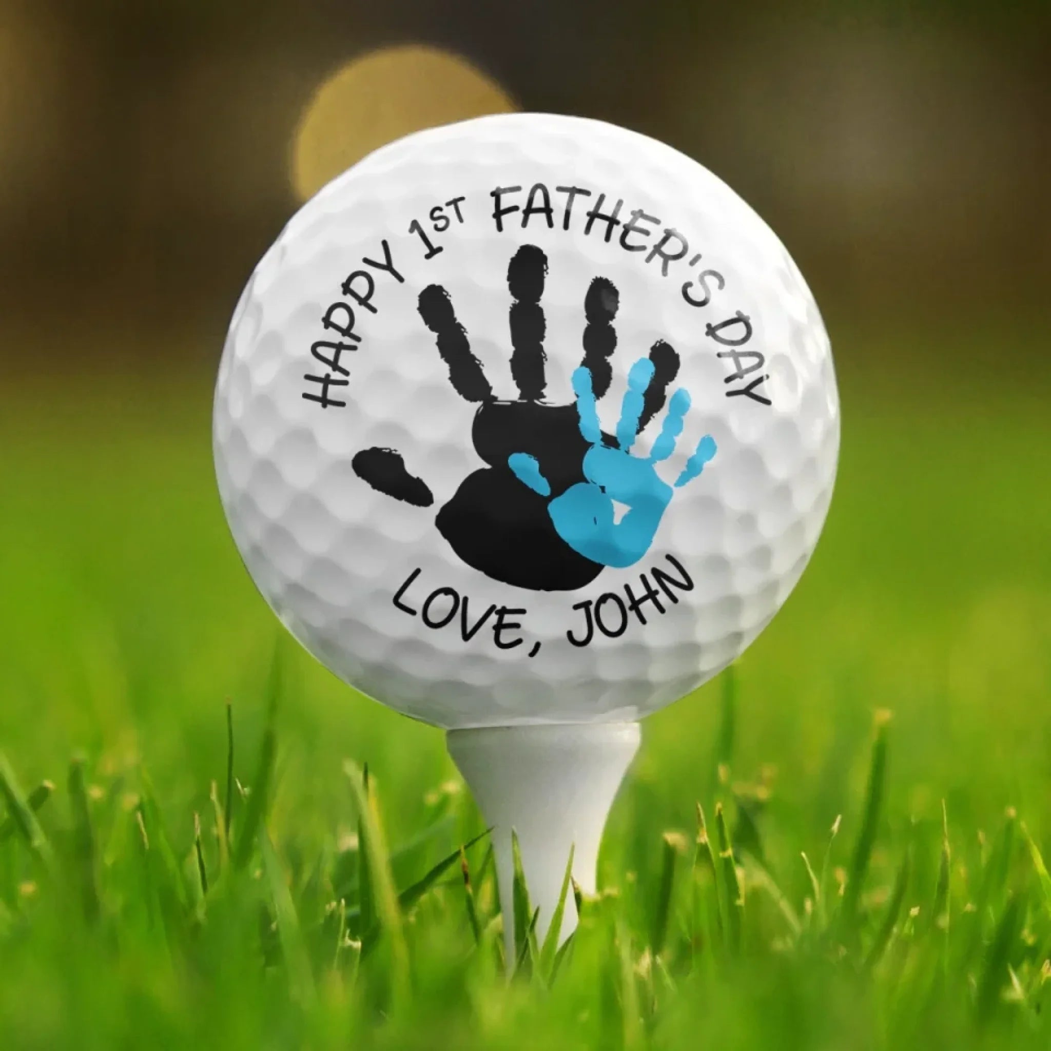 Personalized Custom Golf Ball My First Hero With The Best Swing Father's Day Gift for Dad or Grandpa