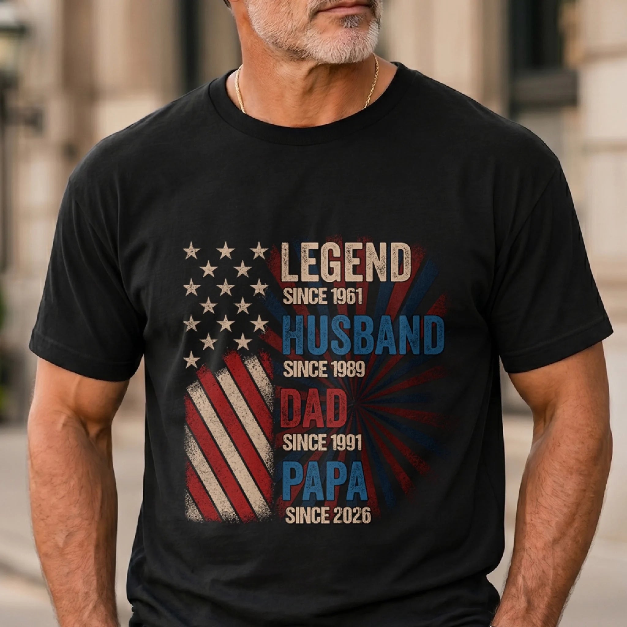 Custom T-Shirt or Hoodie for Dad and Grandpa, Personalized Father's Day or Birthday Gift