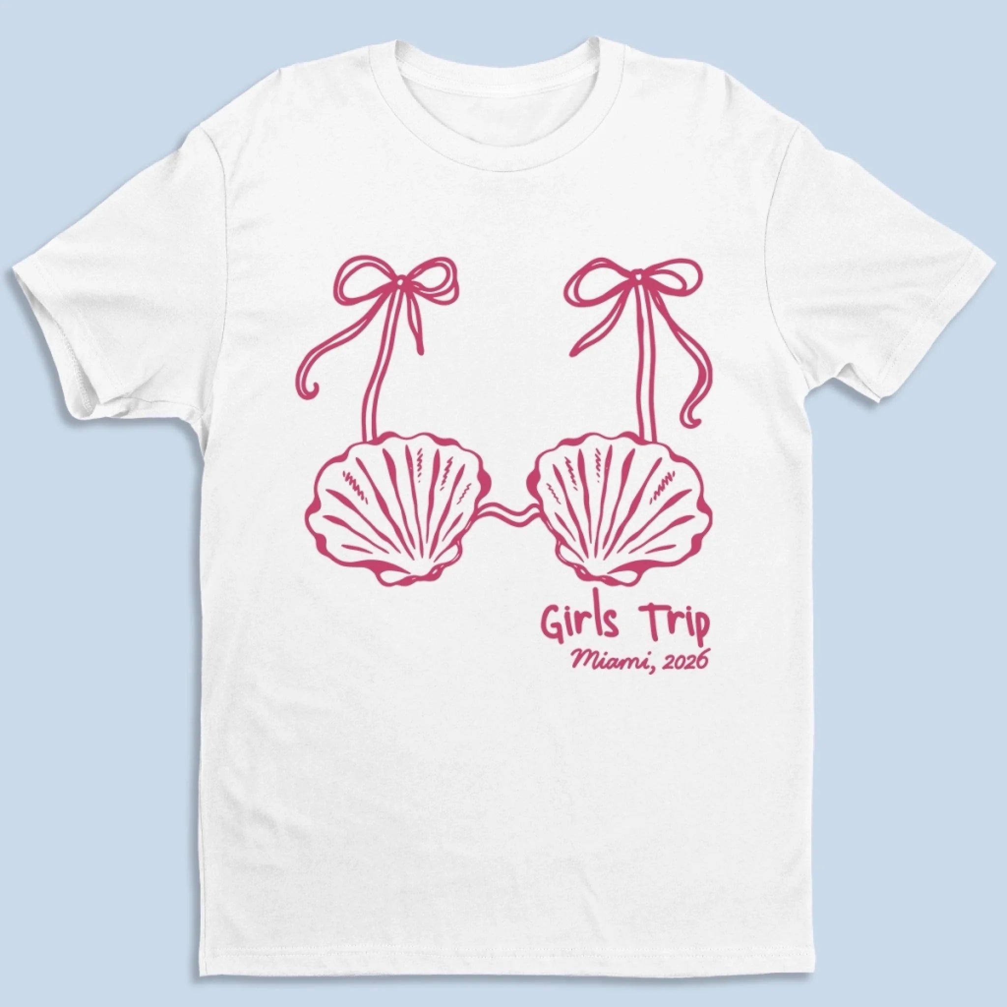 Custom Premium T-Shirt or Hoodie, Personalized Summer Vacation Travel Gift for Best Friends and Family