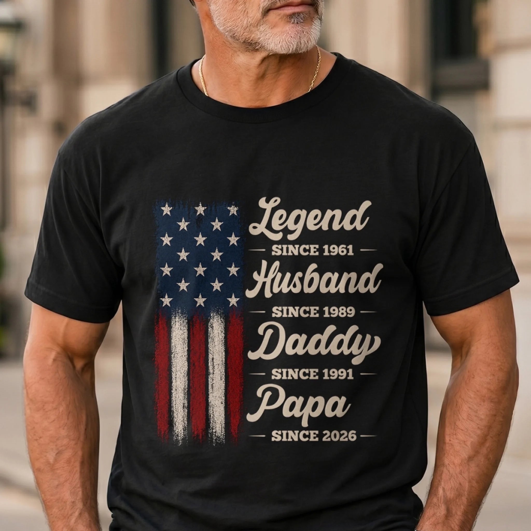 Custom T-Shirt or Hoodie Personalized Father's Day Birthday Gift for Dad or Grandpa