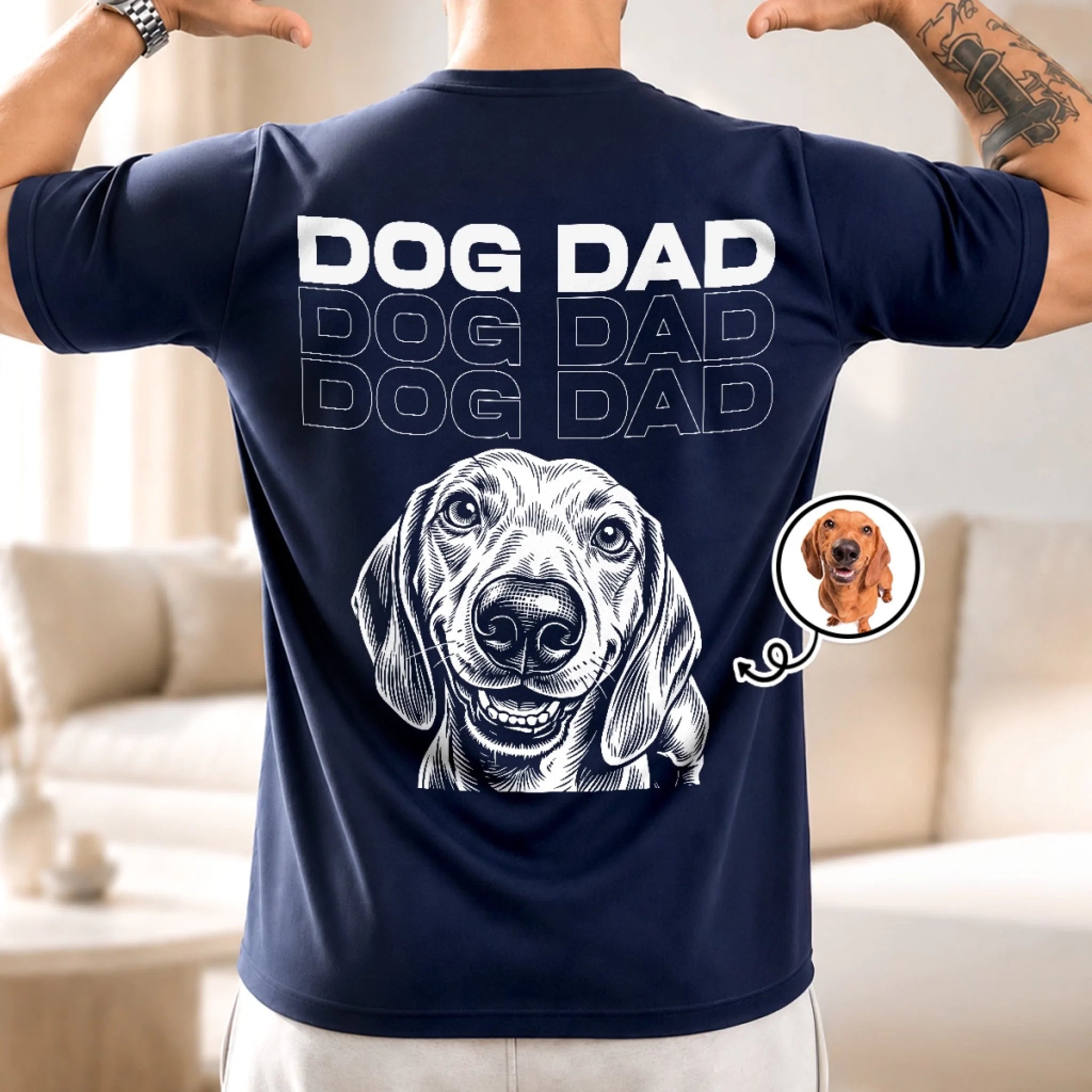 Custom Photo T-Shirt or Hoodie for Dog and Cat Lovers, Personalized Pet Parent Gift