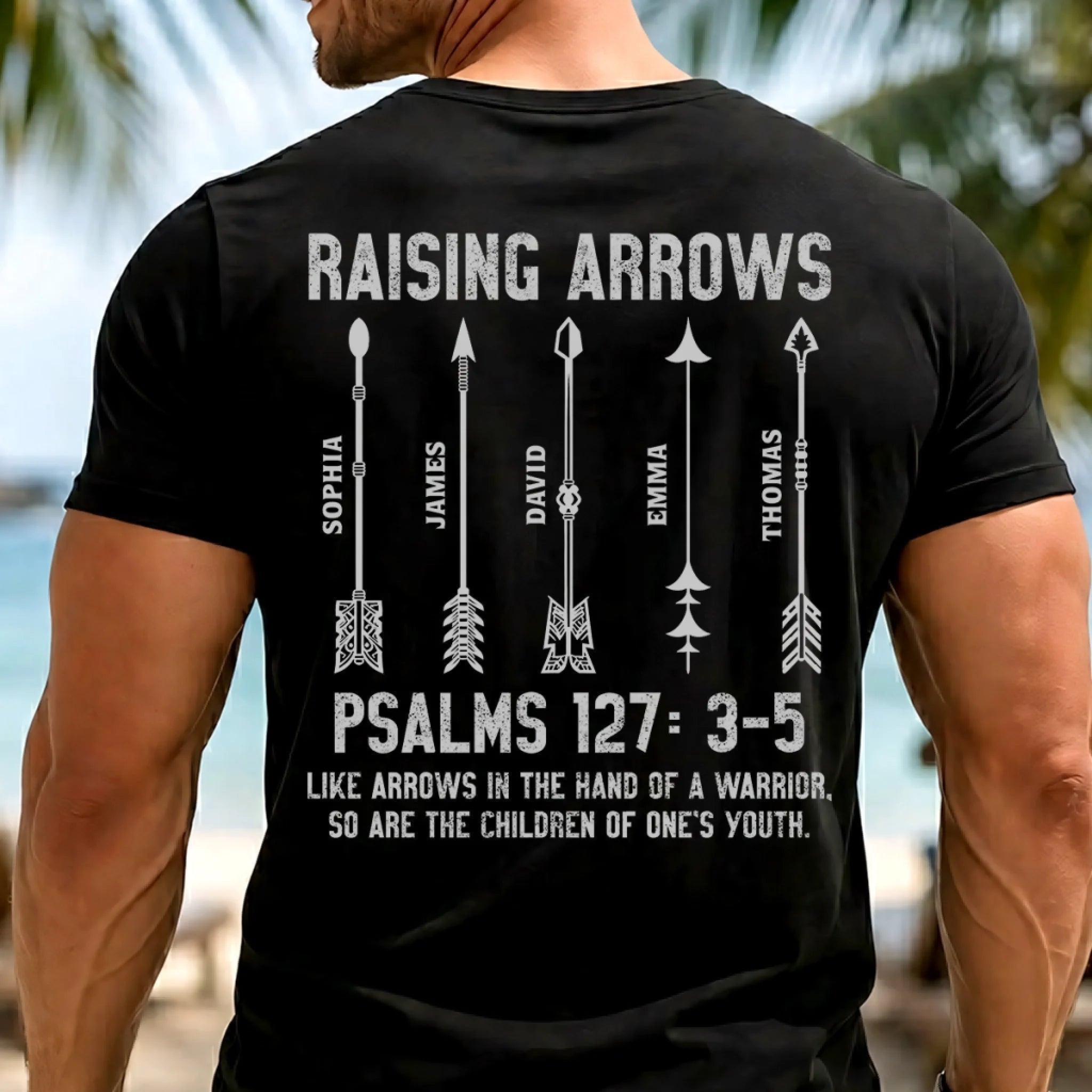 Custom Christian T-Shirt or Hoodie for Dad, Made by Love Raised by Dad Father’s Day Gift