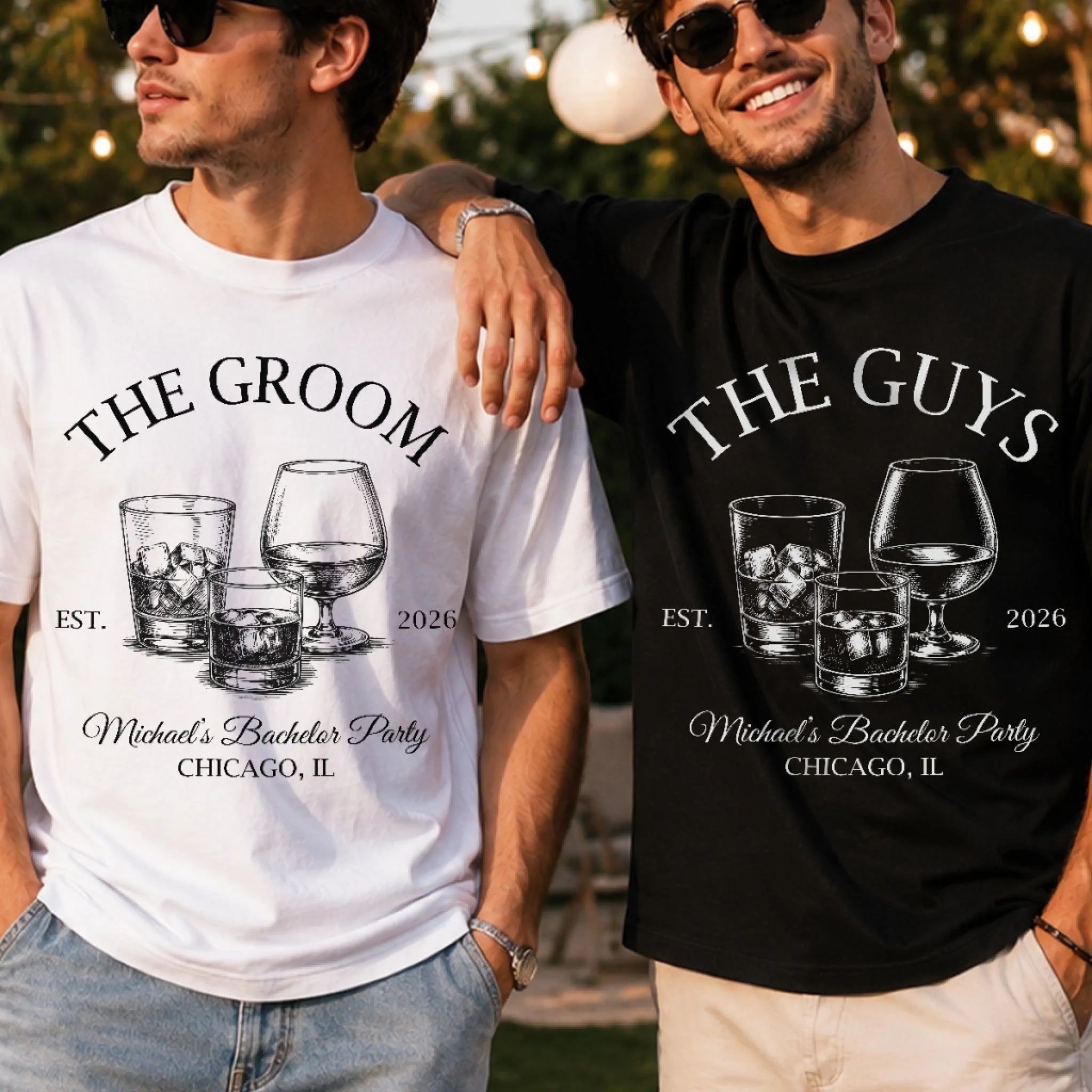 Custom Bachelor Party T-Shirt or Hoodie, Personalized Groomsmen Proposal Wedding Gift