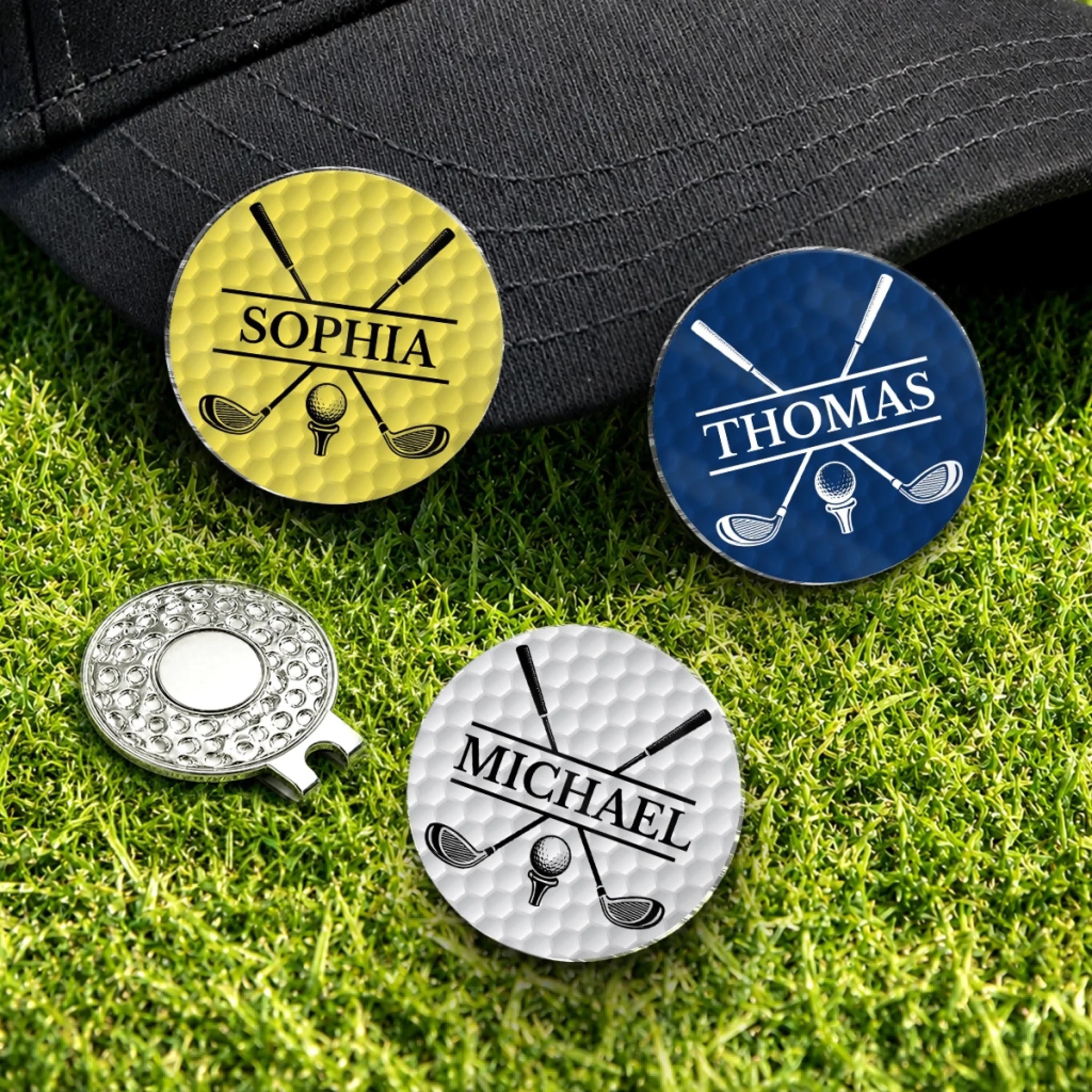 Custom Golf Ball Marker, Personalized Birthday Gift for Golf Lovers, Swing With Purpose