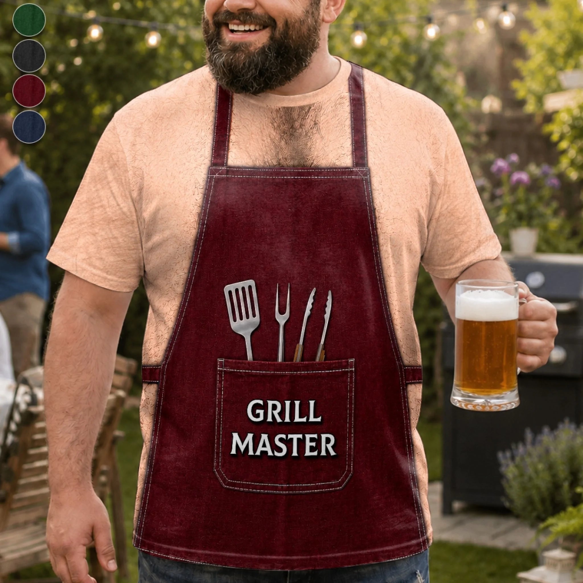 Custom Funny Let Him Cook AOP T-Shirt, Personalized Birthday Gift for Men