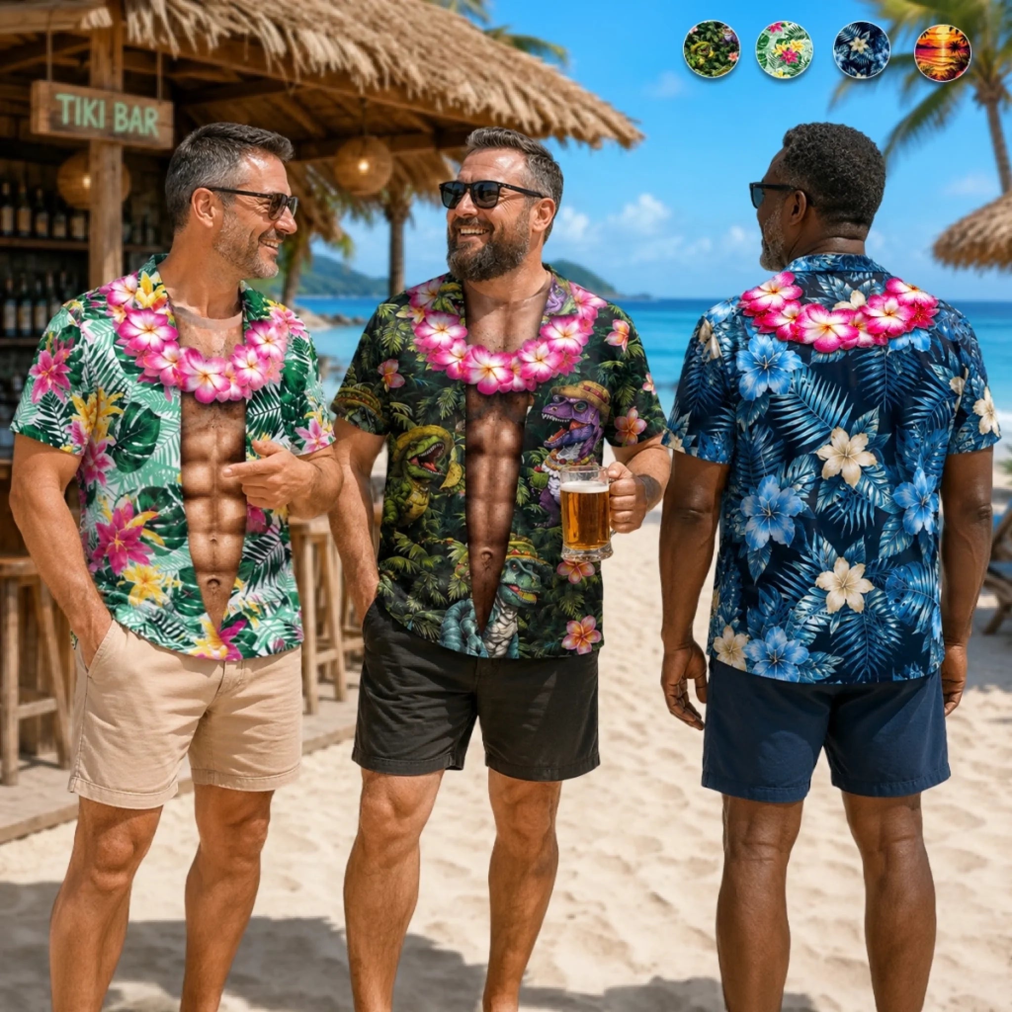 Custom Funny Beach Body Energy T-Shirt, Personalized Birthday Gift for Men