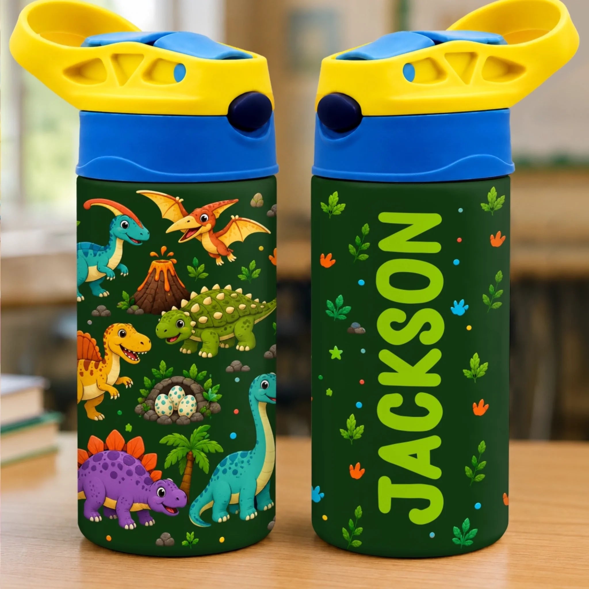 Custom Kids Insulated Water Bottle - Personalized Back to School Gift for New Adventures
