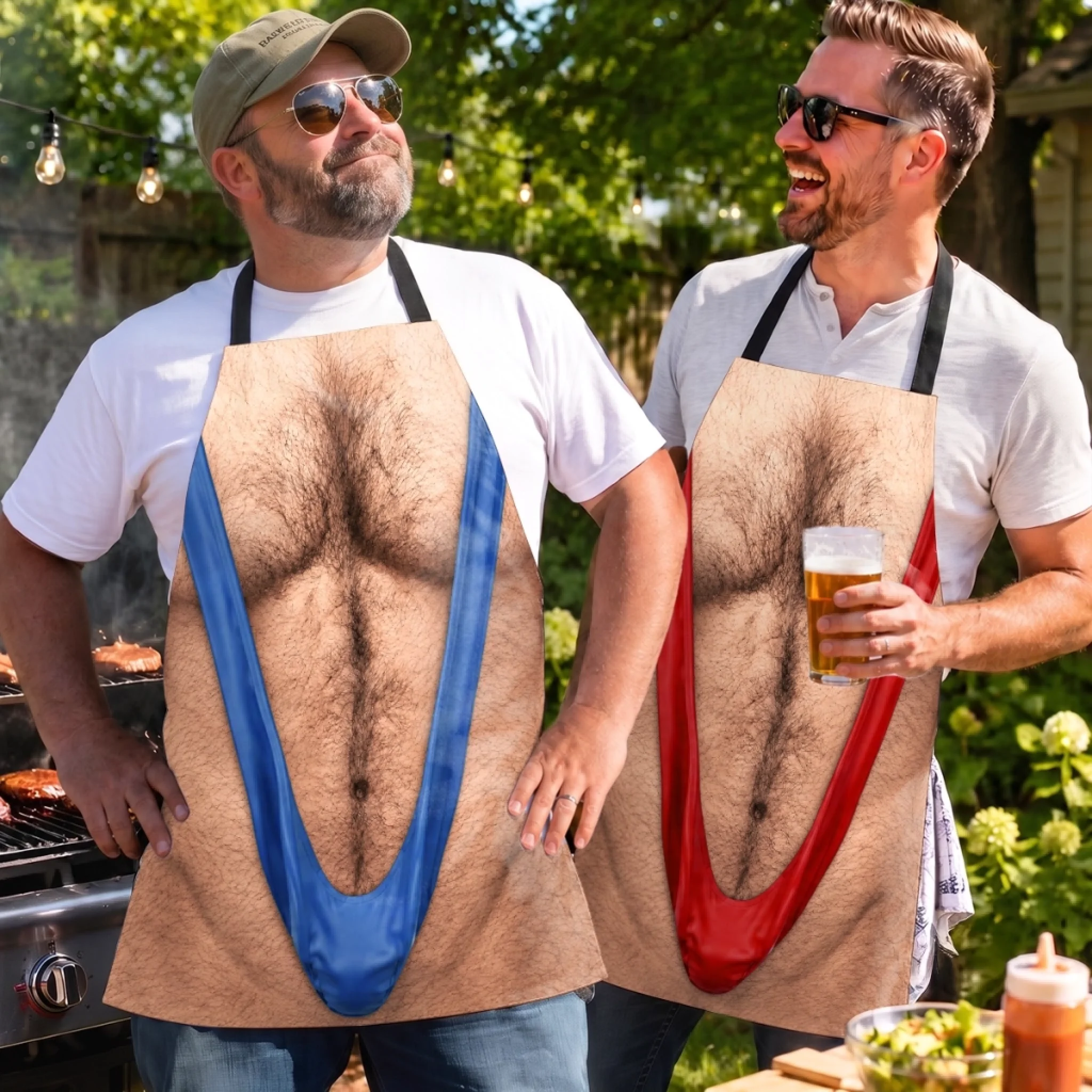 Custom Funny Apron, Personalized Birthday Gift for Husband, Dad, Grandpa, Son, Brother or Grandson