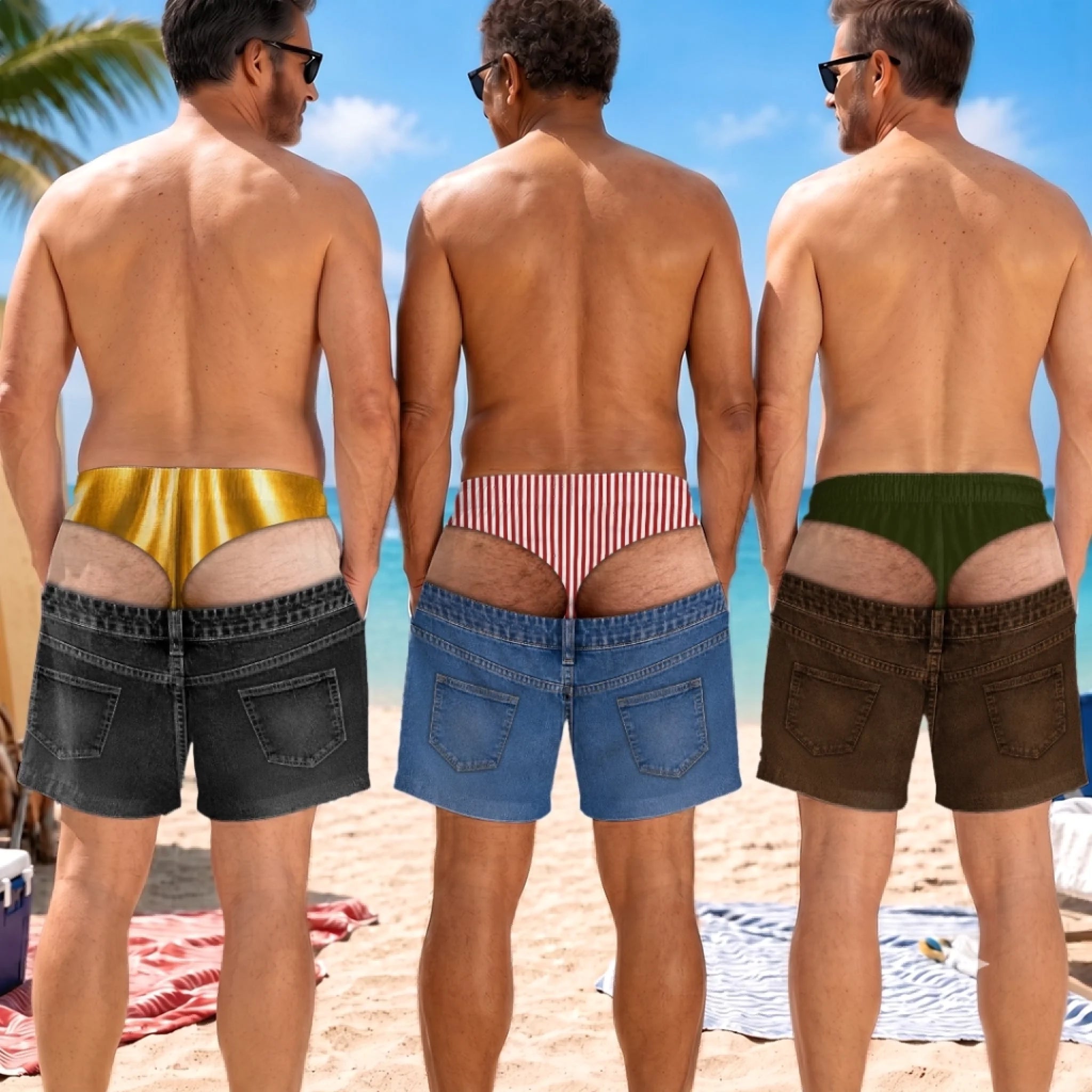 Custom Funny Men Swim Trunks - Personalized Summer Beach Shorts Birthday Gift for Husband Dad Son Grandpa