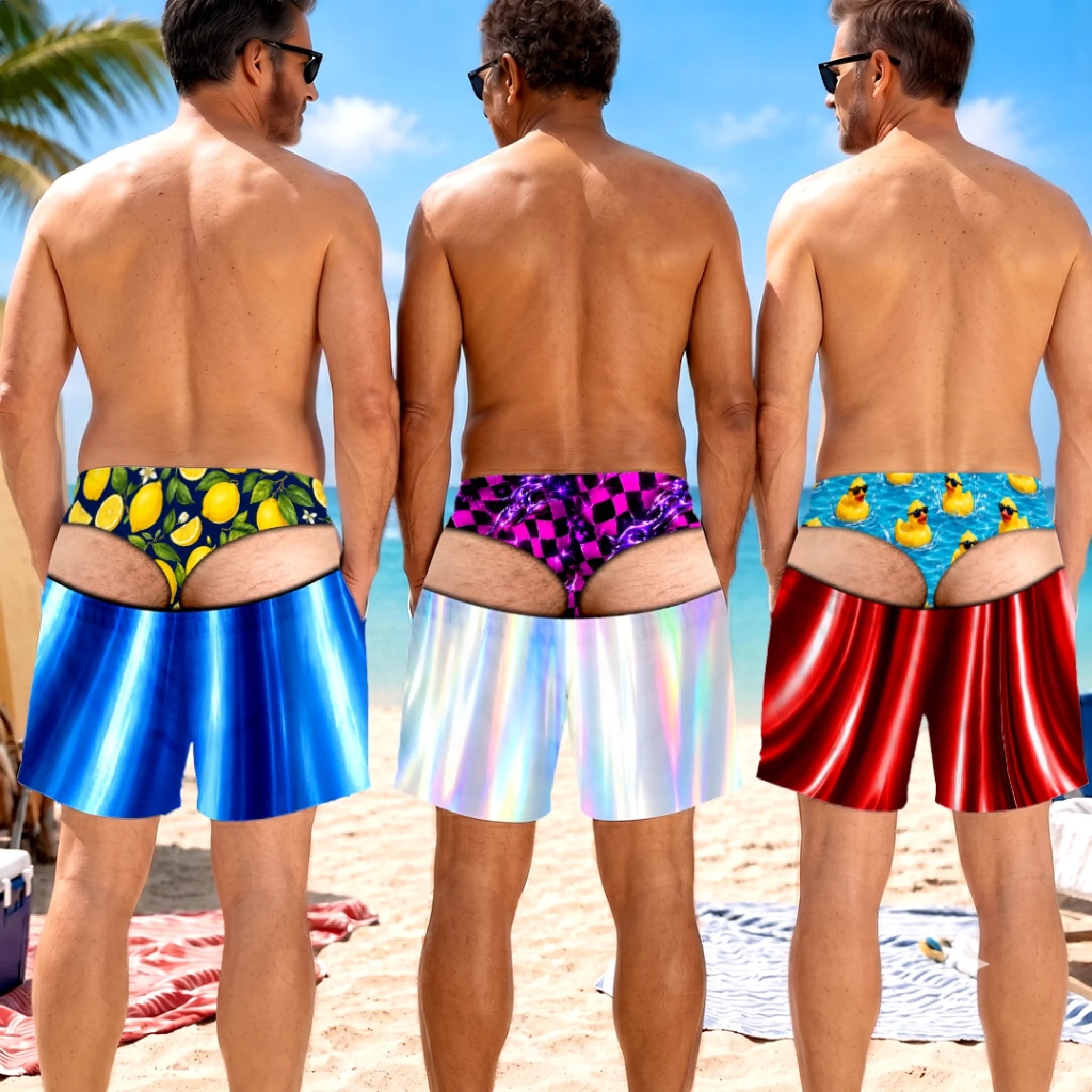 Custom Funny Men Swim Trunks Personalized Birthday Gift Beach Shorts for Husband Dad Grandpa