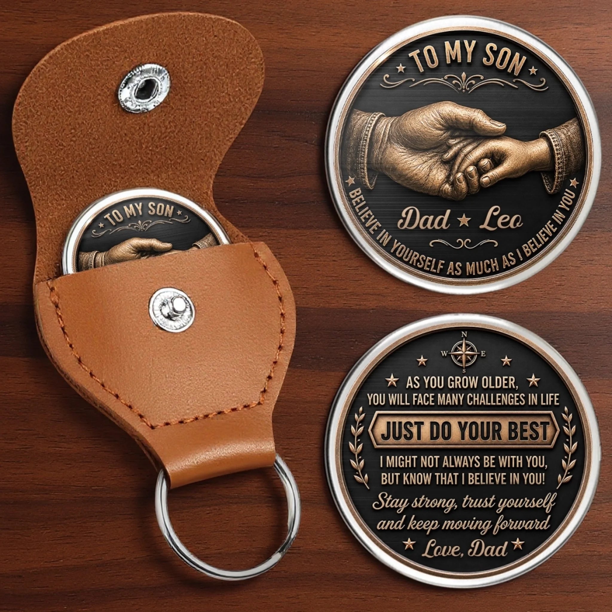 Custom Pocket Hug Personalized Birthday Gift for Son or Daughter Always Proud To Call You Mine