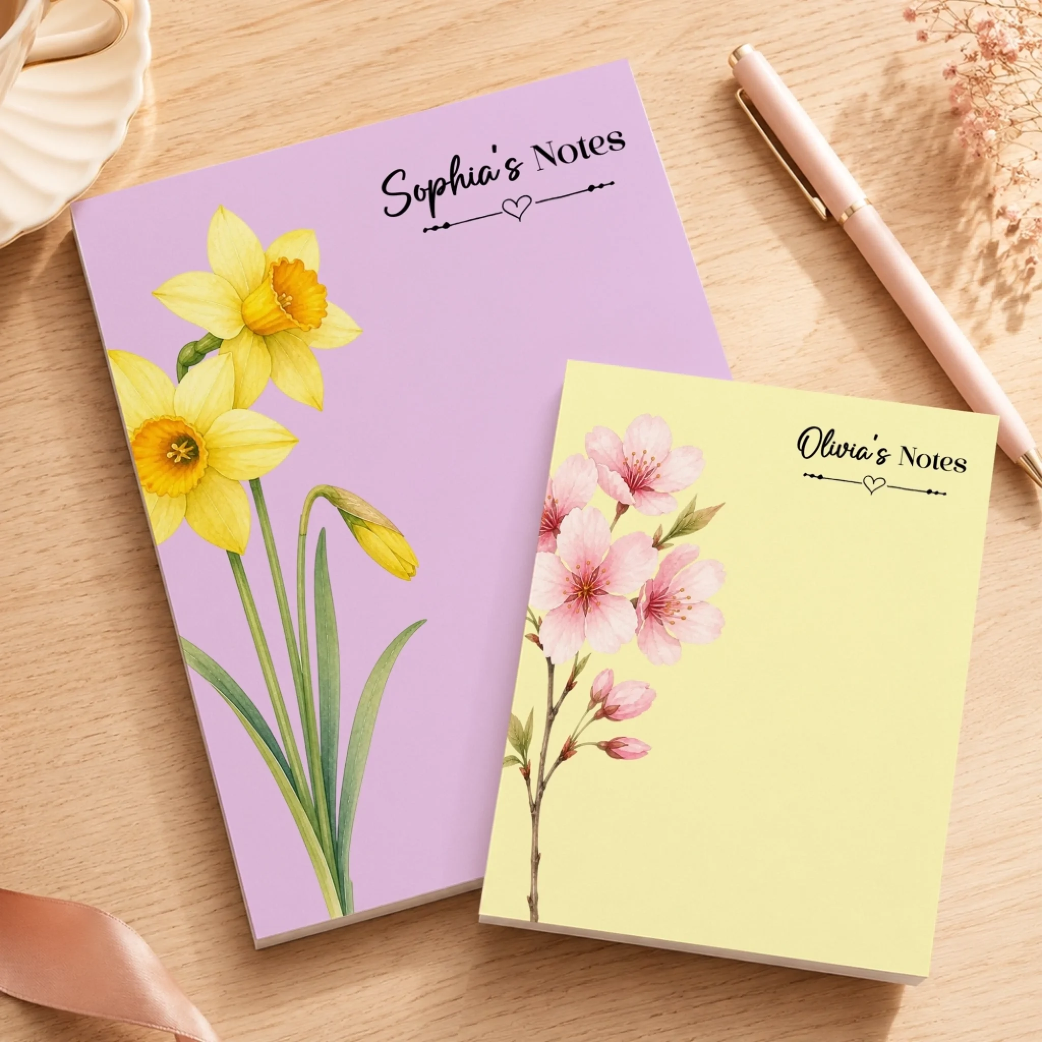 Custom Notepad - Personalized Birthday Gift for Wife, Daughter, Bestie, Sister, Mom or Grandma