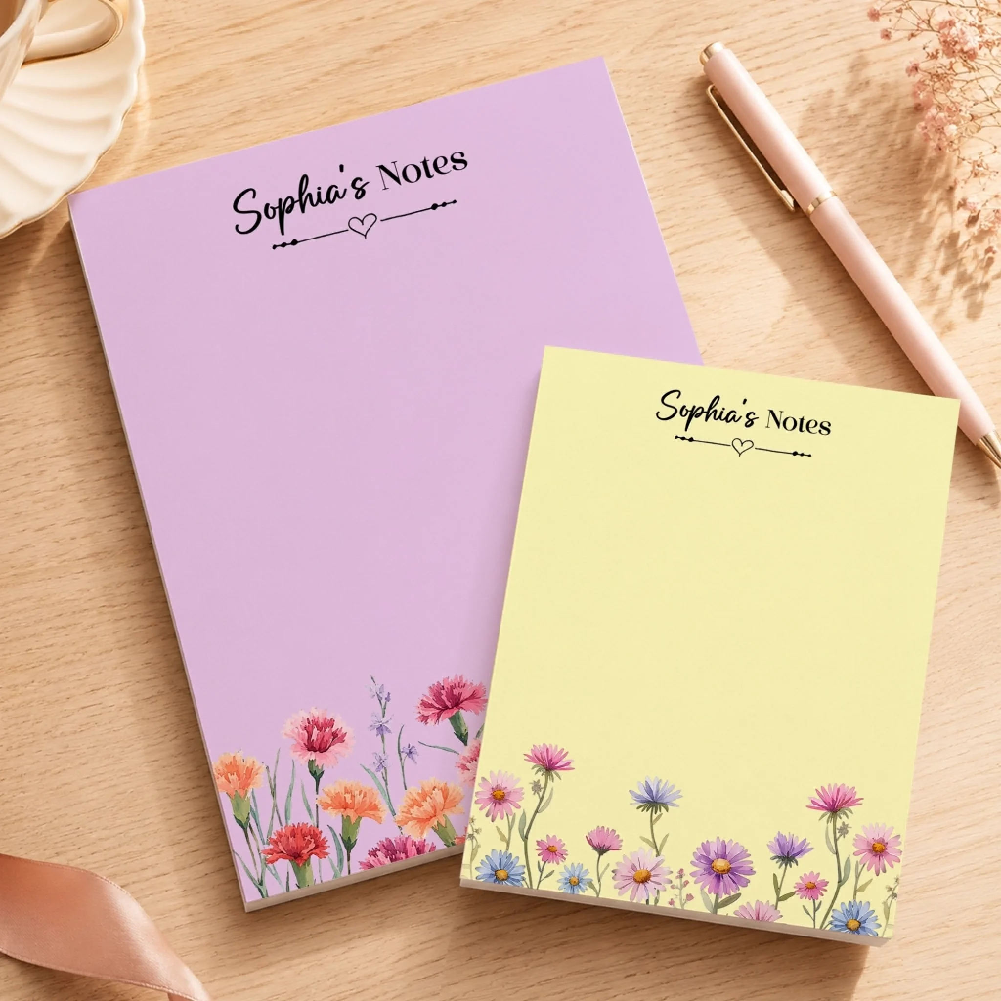 Custom Notepad Personalized Birthday Gift for Wife, Daughter, Mom, Sister or Bestie - Becoming More Me