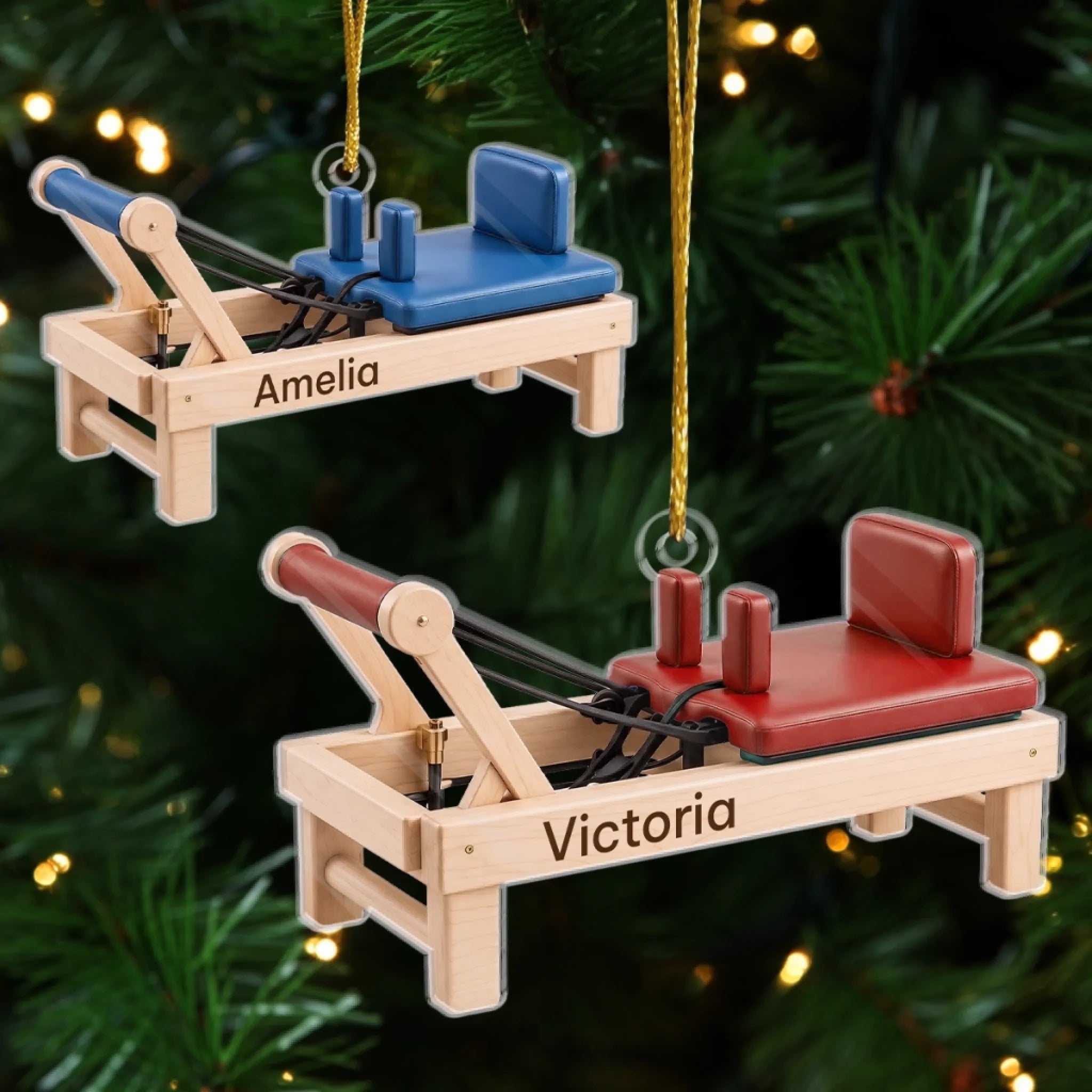 Custom Acrylic Ornament Personalized Christmas or Birthday Gift for Pilates Lovers In My Pilates Era