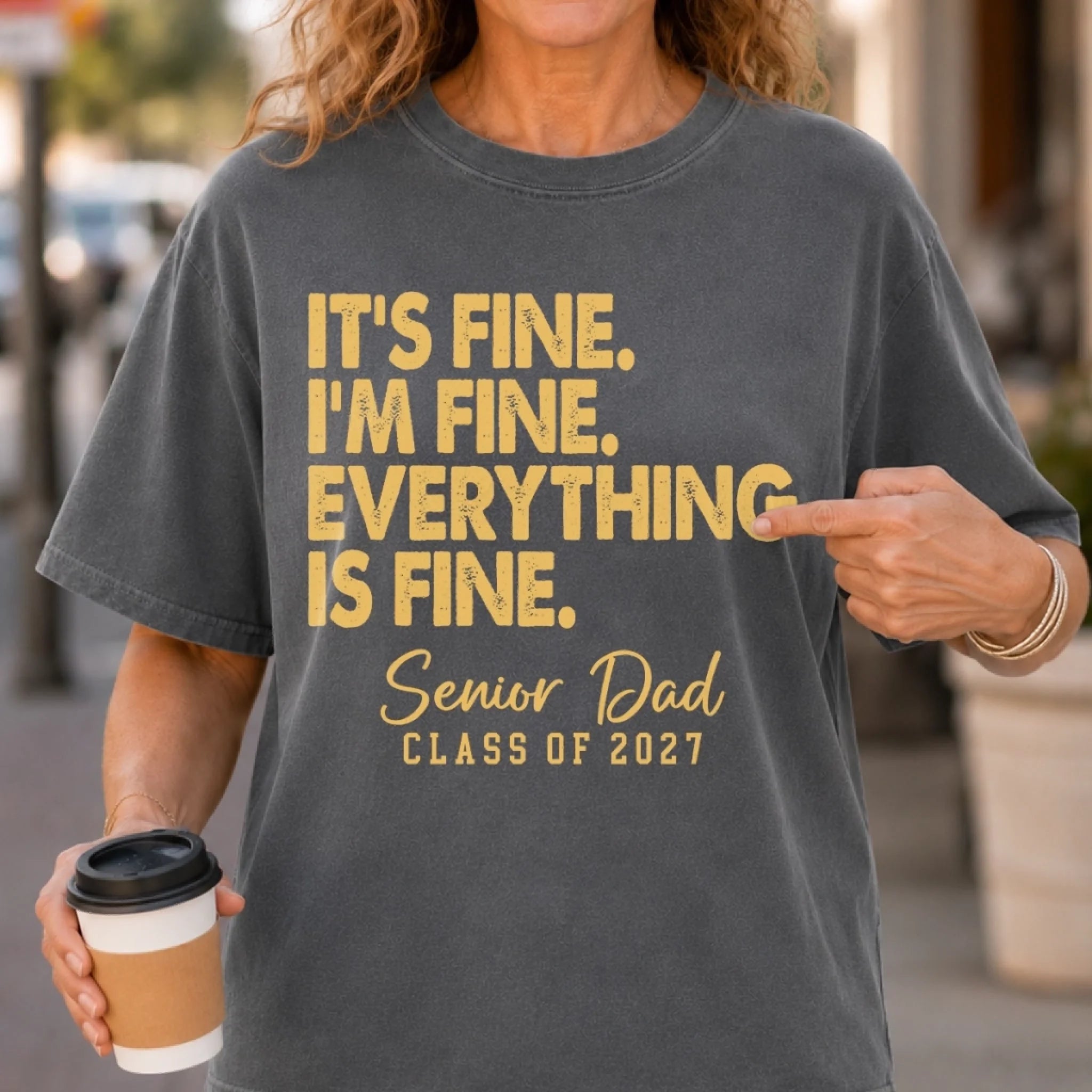 Custom Comfort T-Shirt, Personalized Graduation Gift for Him or Her, Keeping It Together Barely Fine