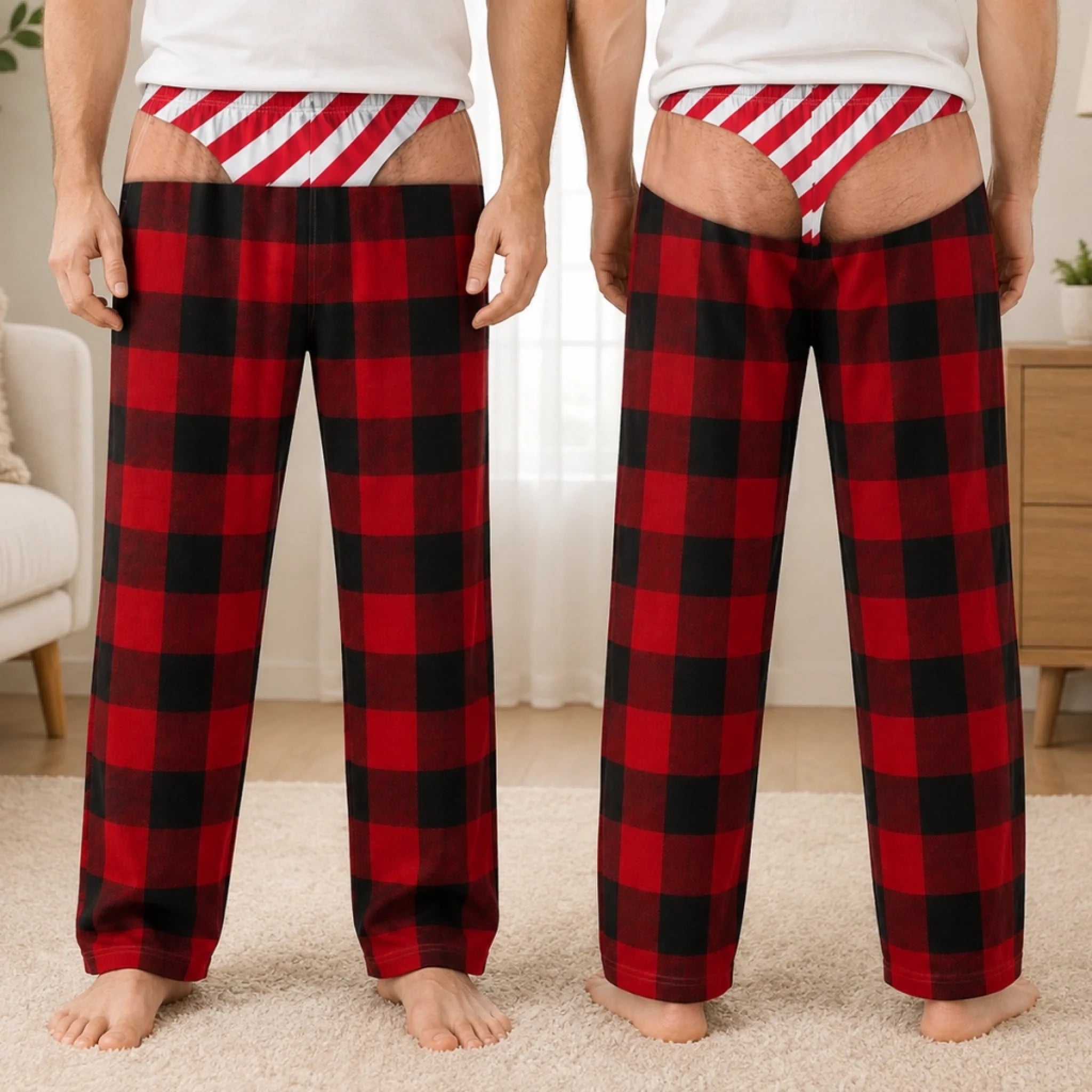 Custom Funny Pajama Pants Personalized Christmas or Birthday Gift for Husband Dad Grandpa Son Brother