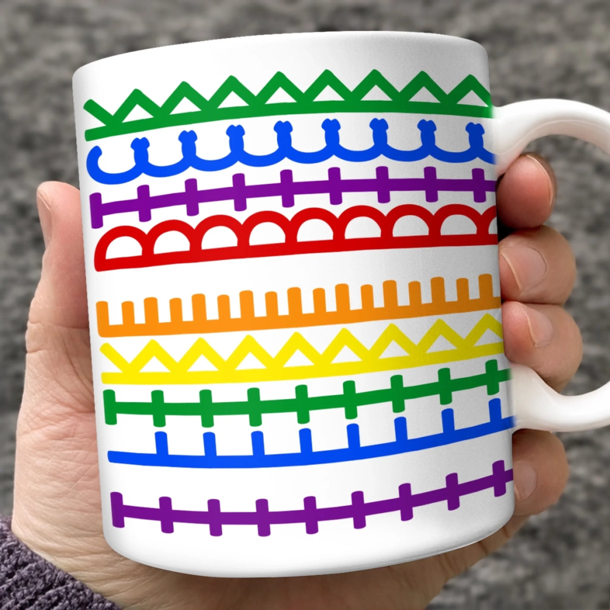 Hidden Message Christmas Mug, Funny Gift for Brother Coworker Friend Boss, White Elephant Present