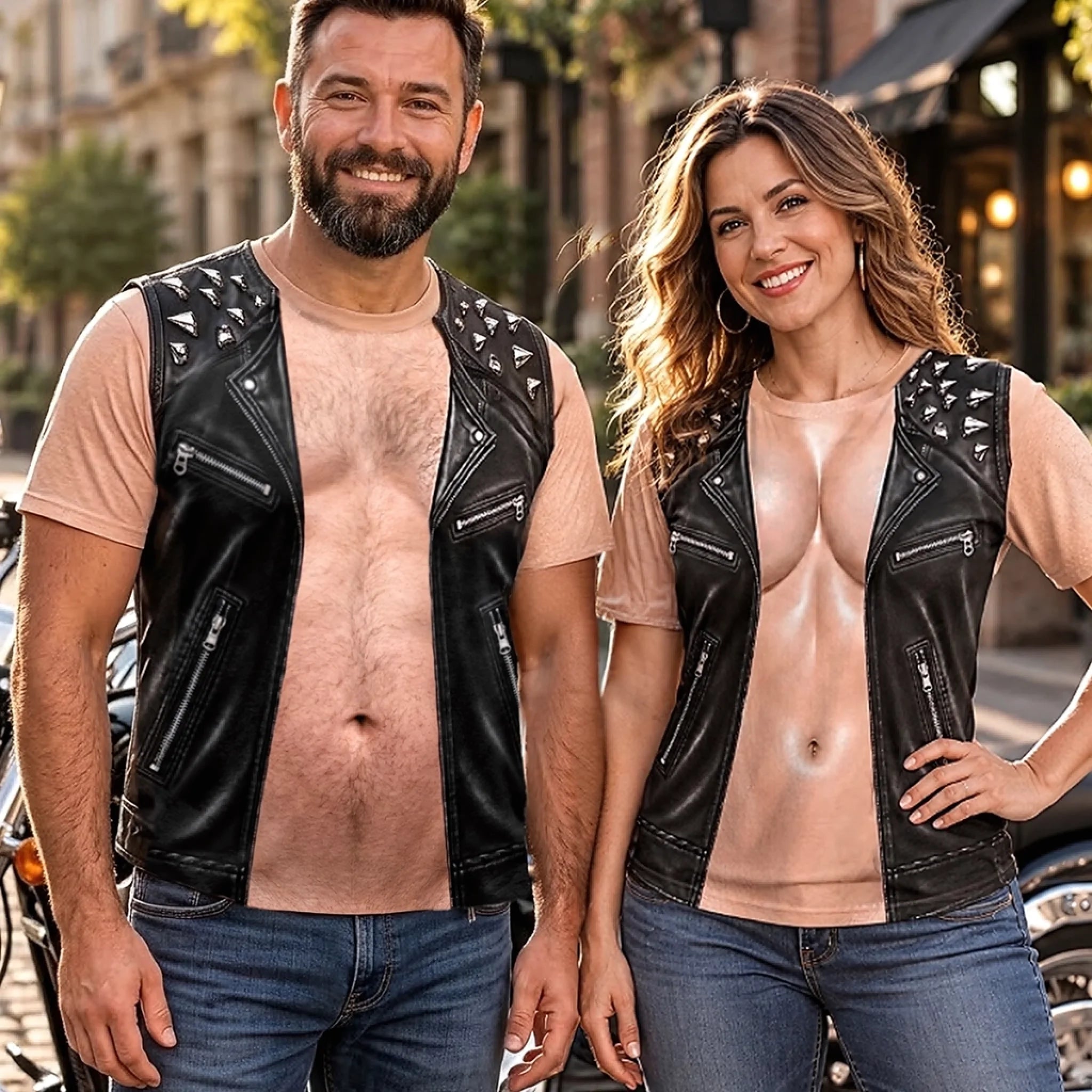 Custom Funny Motorcycle T-Shirt, Personalized Birthday Gift for Men Bikers, Fueled By Bad Decisions