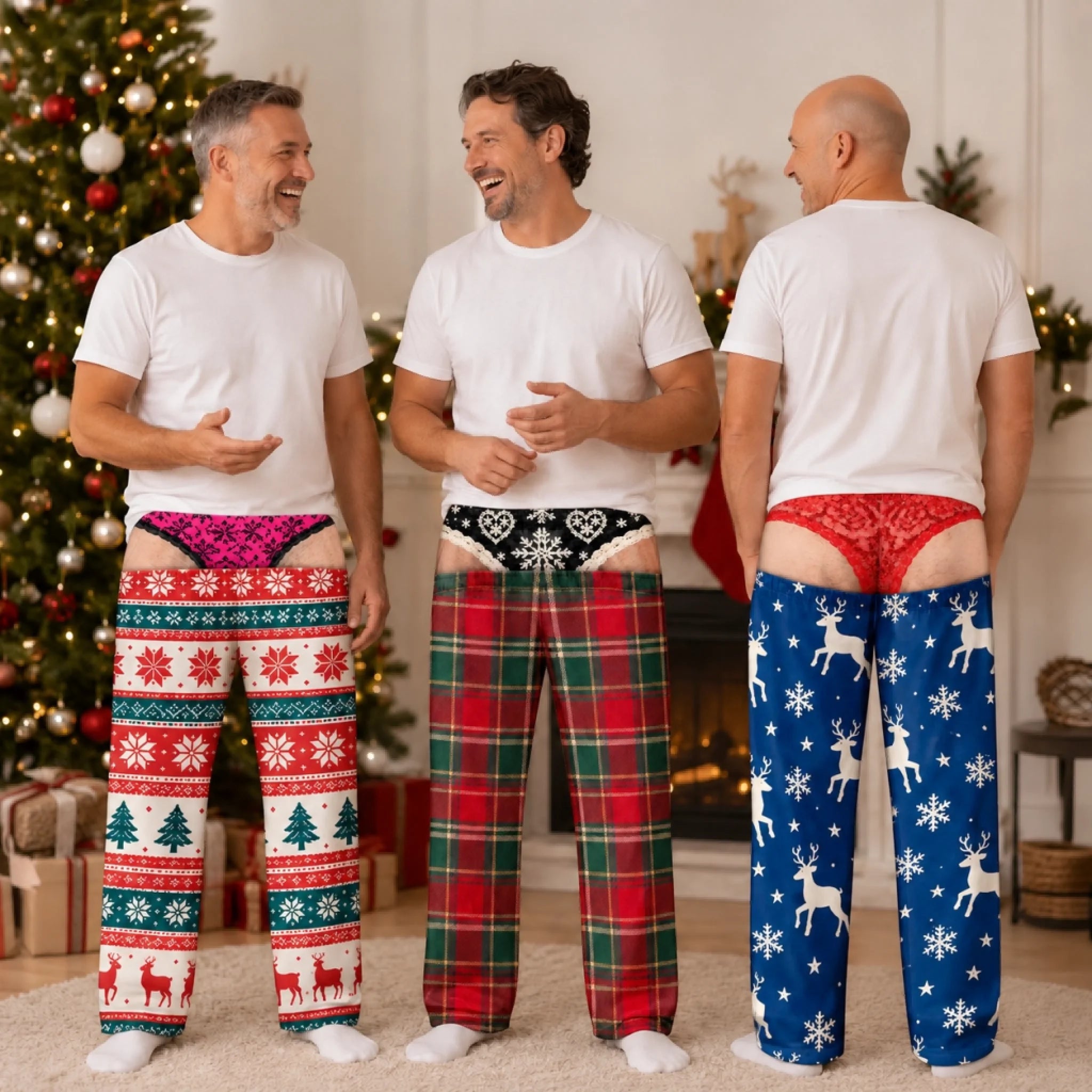 Funny Personalized Christmas Pajamas for Men - Festive Holiday Pajama Gift