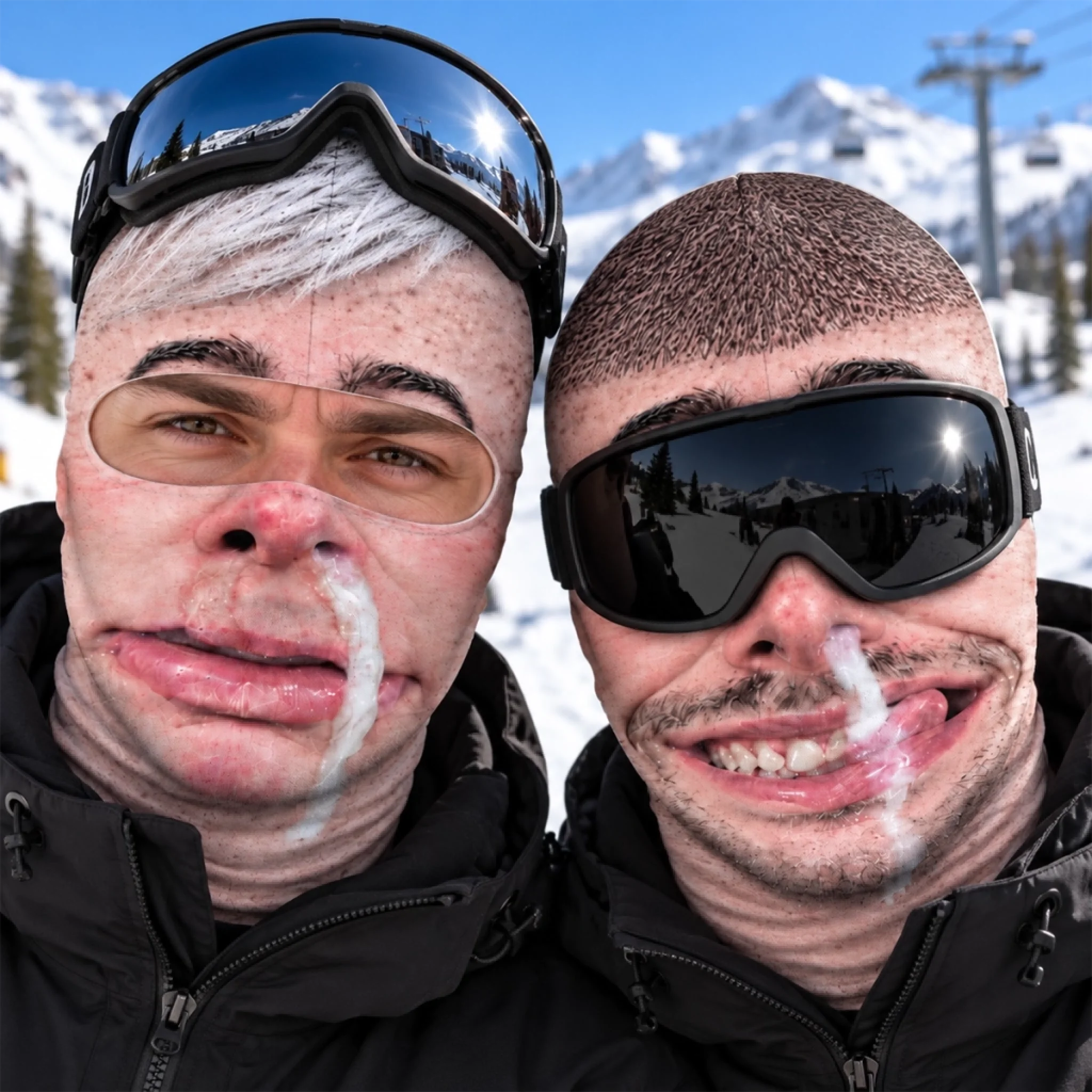 Custom Funny Face Ski Mask Personalized Balaclava, Photo Face Skiing Gift for Men and Women