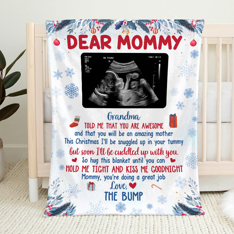 Custom Photo You Will Be An Amazing Mother Personalized Baby Blanket, Baby Shower Gift for New Mom