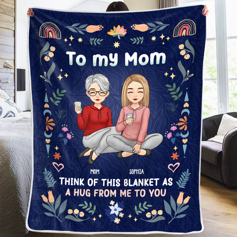 You Are More Than We Ever Expected Personalized Family Blanket, Christmas Gift from Mom