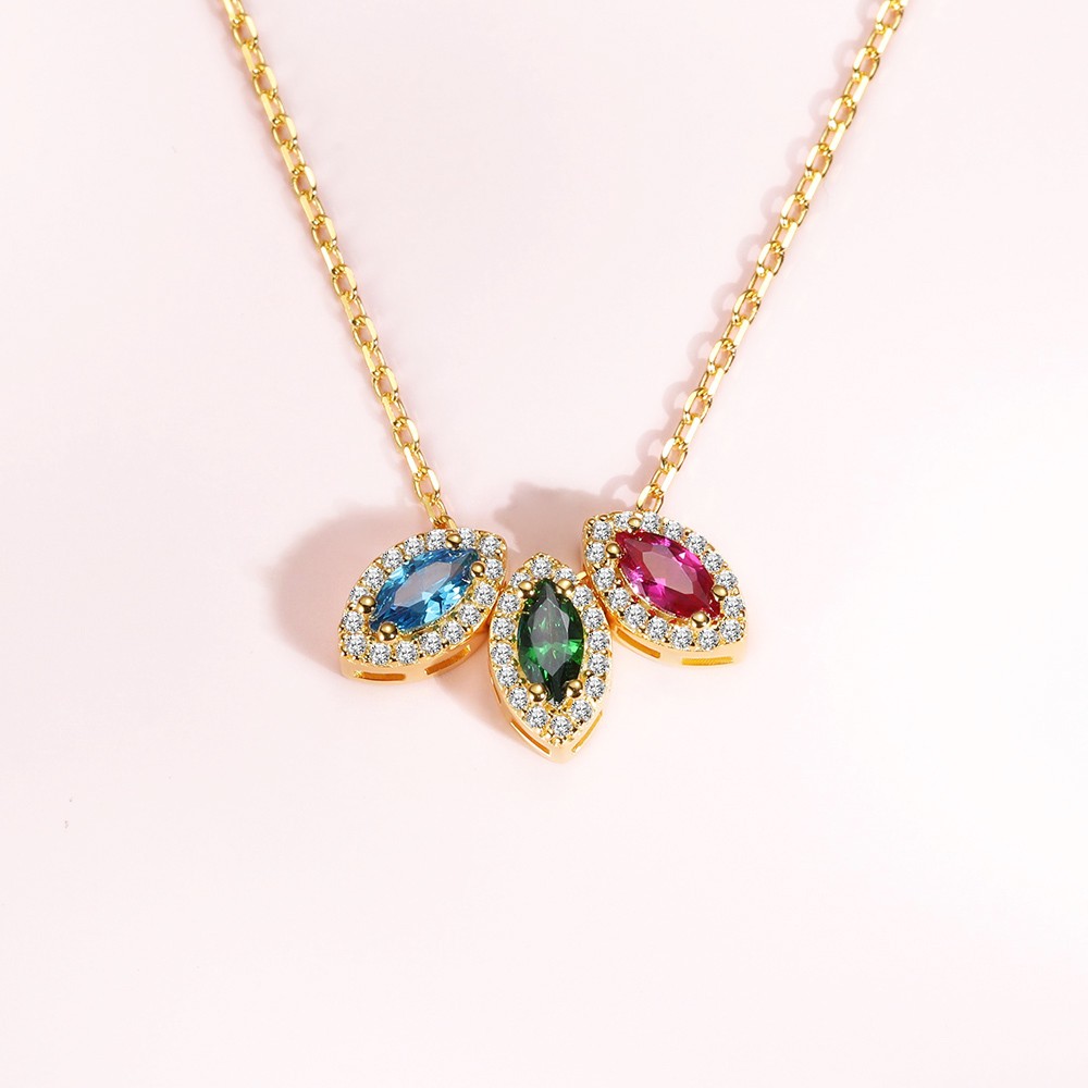 Personalized Mariquesa Birthstone Necklace